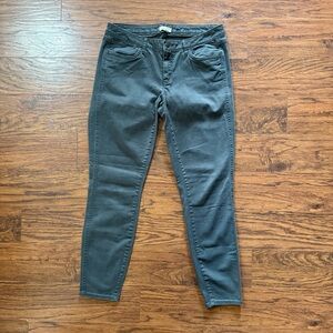 Aerie Green Stretchy Skinny Jeans Size 8